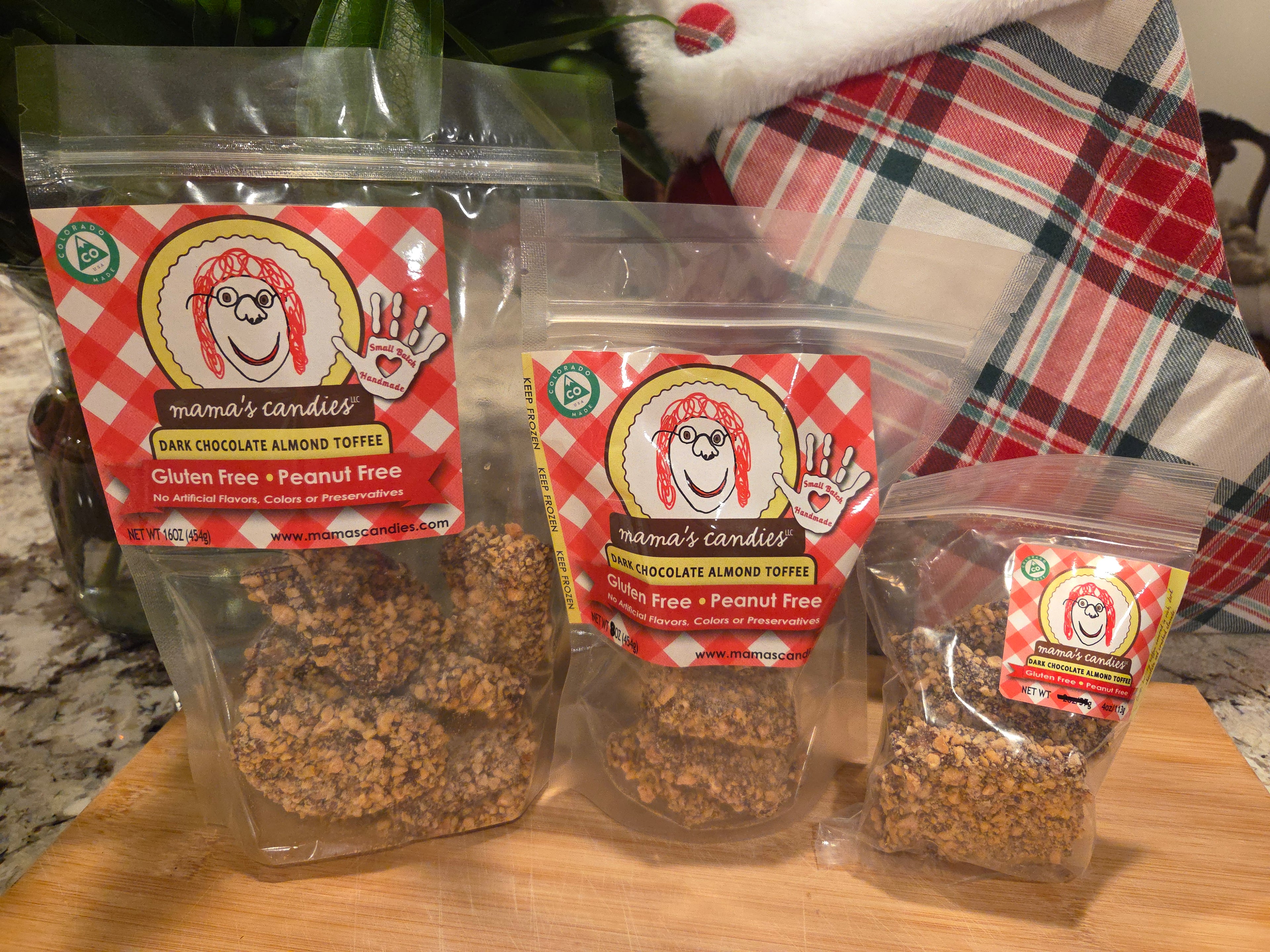 Dark Chocolate Almond Toffee