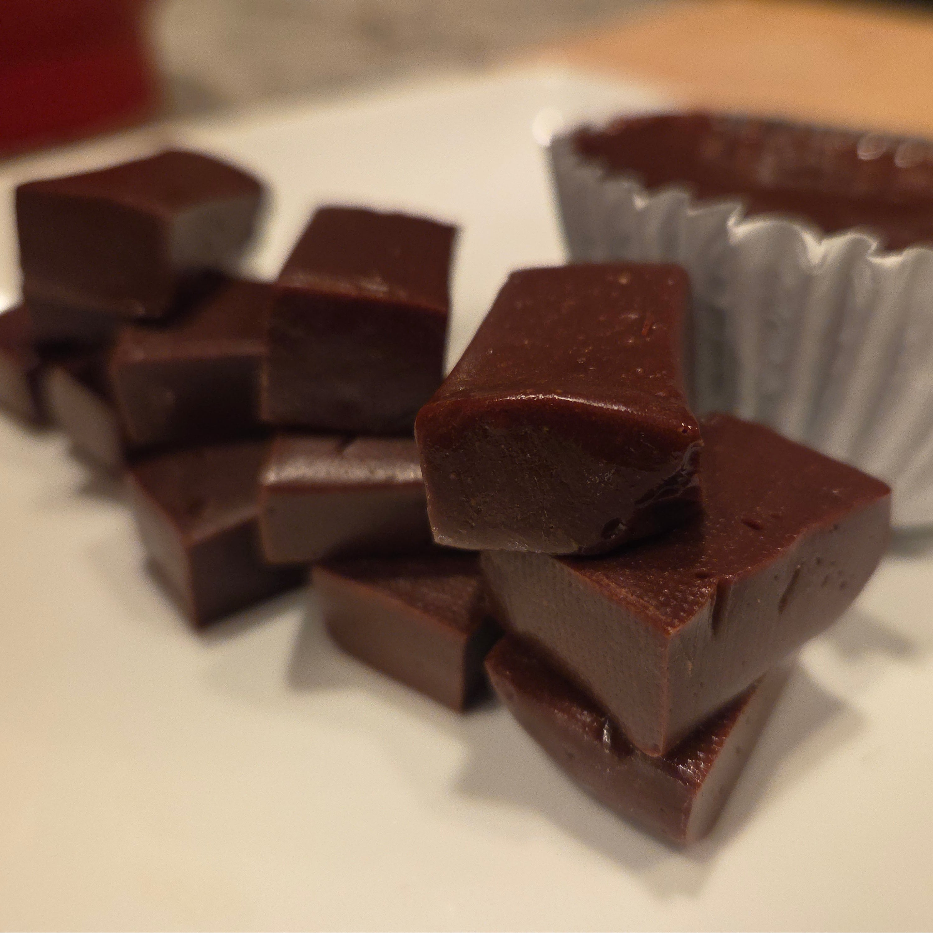 Dark Chocolate Fudge plain (without nuts)
